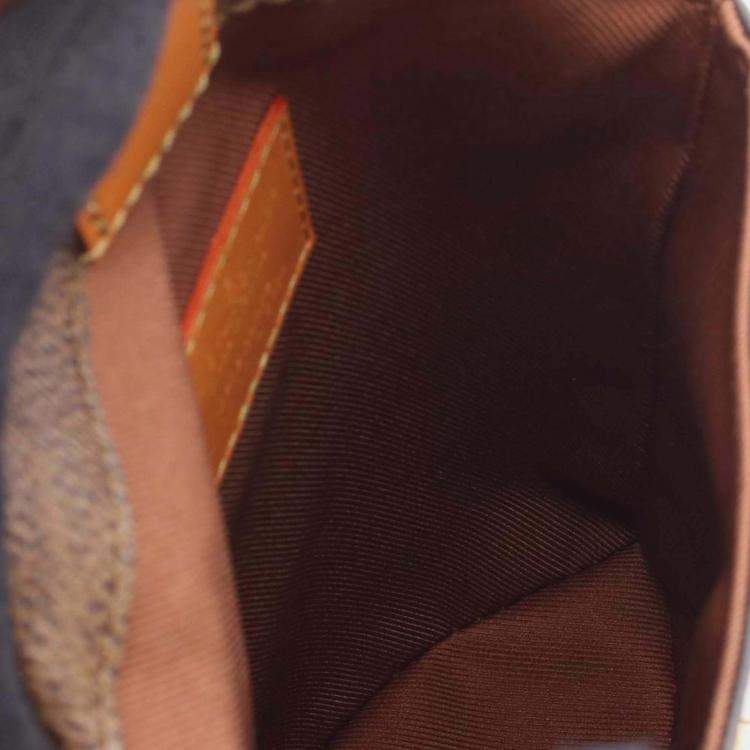 Pre Owned Louis Vuitton Brown Monogram Dust Envelope Pouch