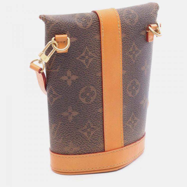 Pre Owned Louis Vuitton Brown Monogram Dust Envelope Pouch