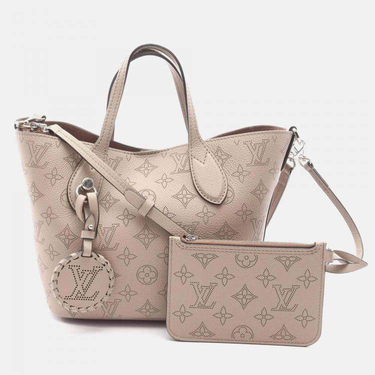 Pre Owned Louis Vuitton Blossom PM Beige/Galle Mahina Leather Tote Bag