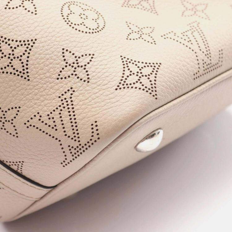 Pre Owned Louis Vuitton Blossom PM Beige/Galle Mahina Leather Tote Bag