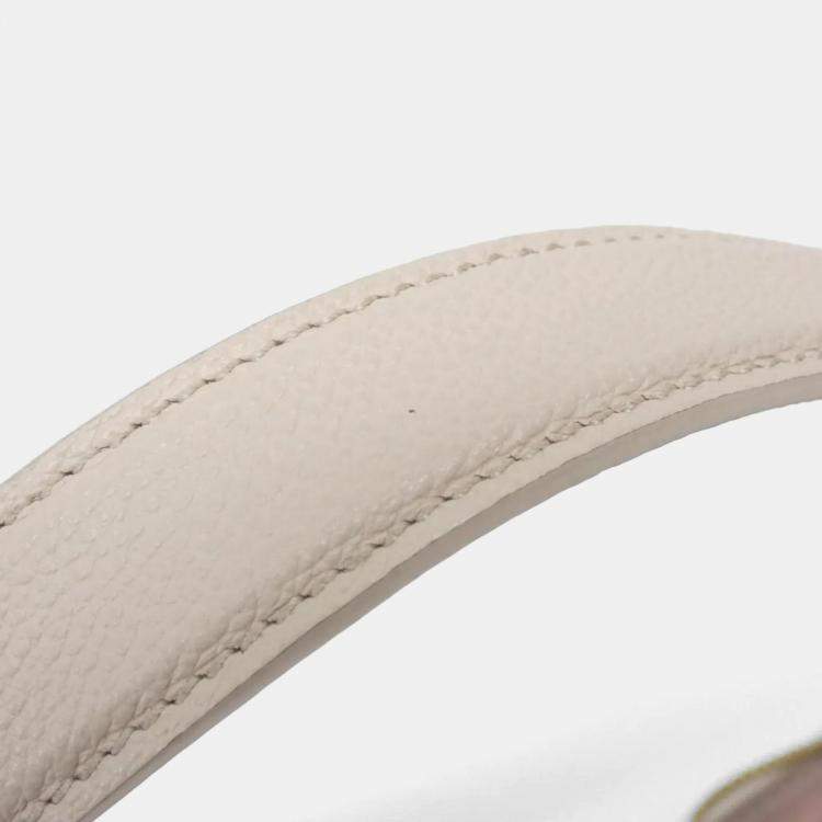 Pre Owned Louis Vuitton Bagatelle Beige Monogram Empreinte Shoulder Bag