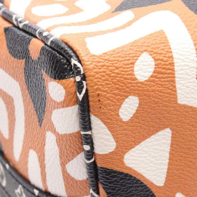 Pre Owned Louis Vuitton Speedy Bandouliere 25 Coated Multicolor Canvas Crafty Monogram Handbag 