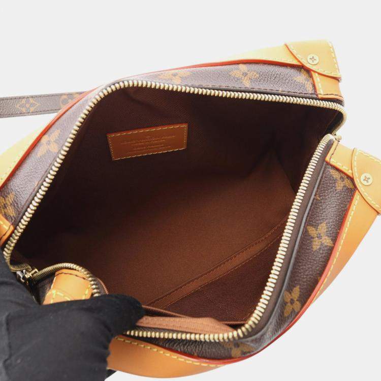 Pre Owned Louis Vuitton Brown Monogram Soft Trunk