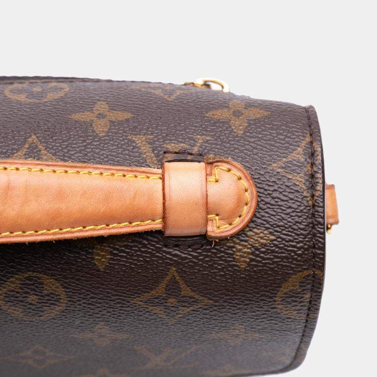 Pre Owned Louis Vuitton Brown Monogram Pochette Metis
