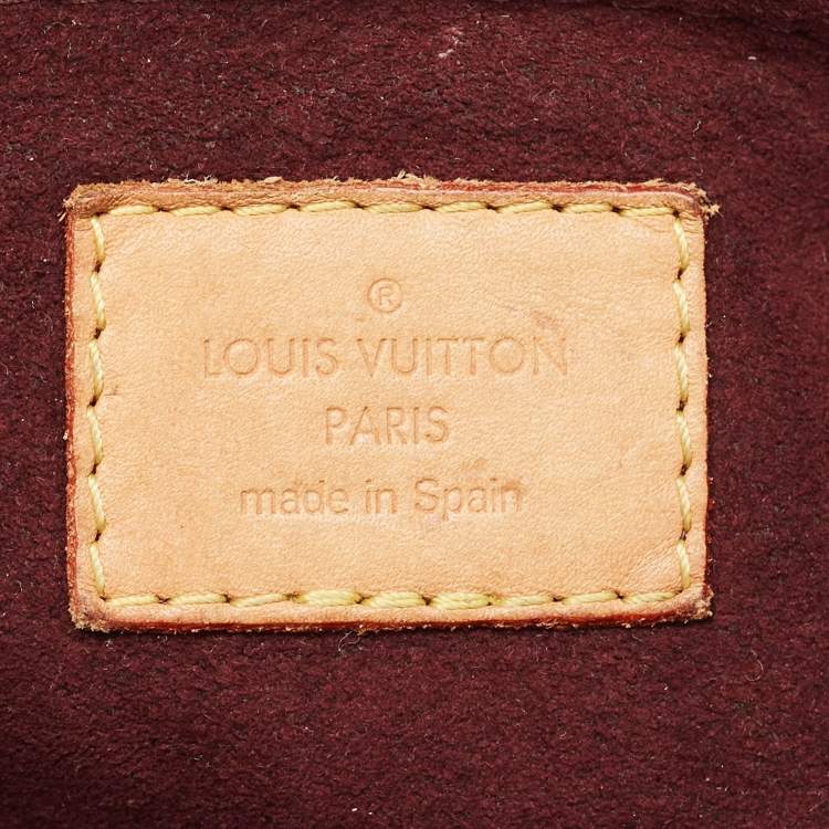 Pre Owned Louis Vuitton Monogram Canvas and Leather Montaigne BB Bag