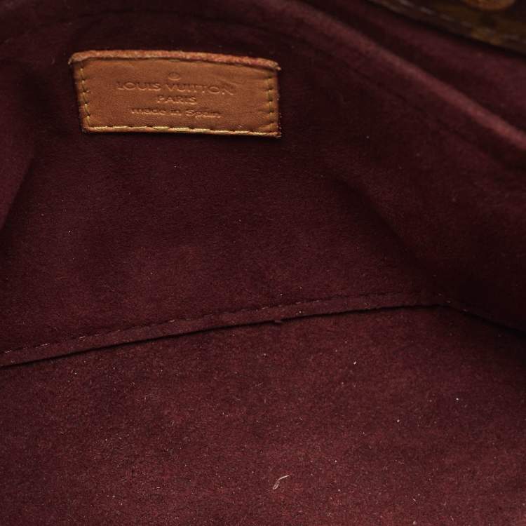 Pre Owned Louis Vuitton Monogram Canvas and Leather Montaigne BB Bag