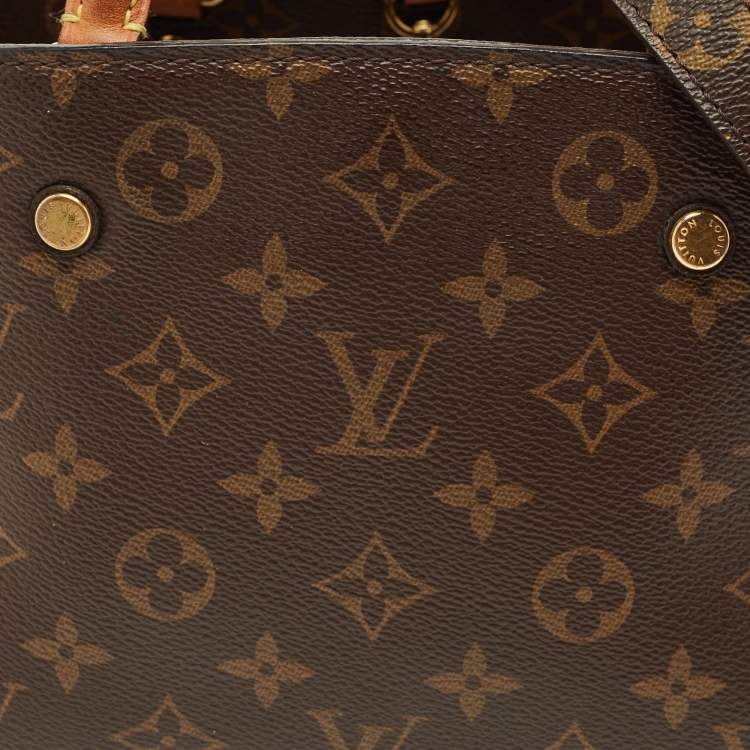 Pre Owned Louis Vuitton Monogram Canvas and Leather Montaigne BB Bag