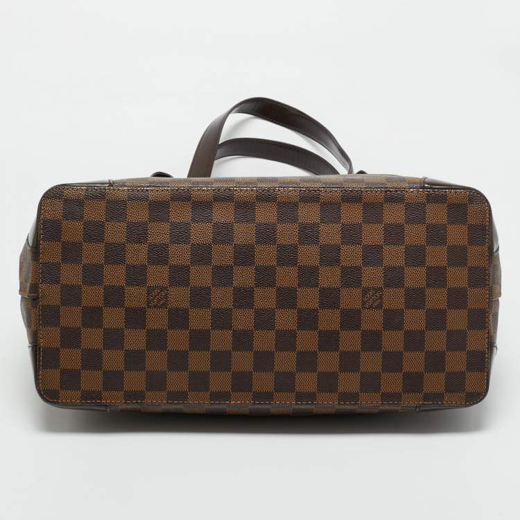 Pre Owned Louis Vuitton Damier Ebene Canvas Hampstead MM Bag
