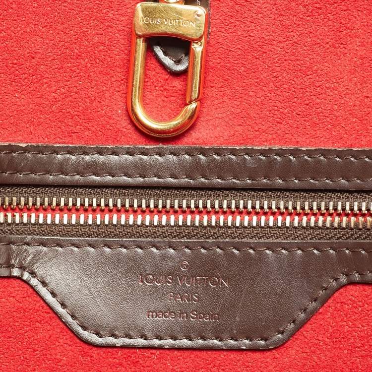 Pre Owned Louis Vuitton Damier Ebene Canvas Hampstead MM Bag