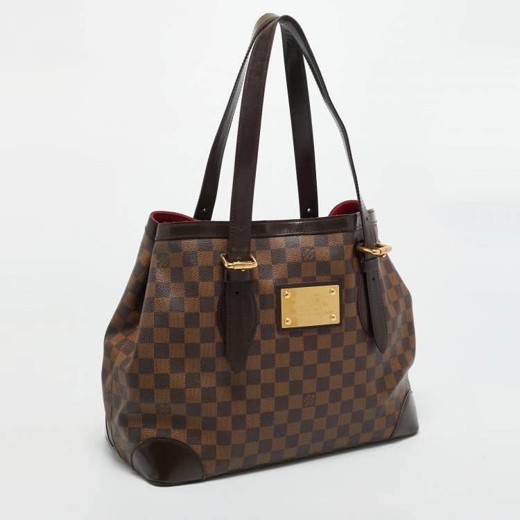Pre Owned Louis Vuitton Damier Ebene Canvas Hampstead MM Bag