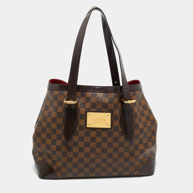 Pre Owned Louis Vuitton Damier Ebene Canvas Hampstead MM Bag