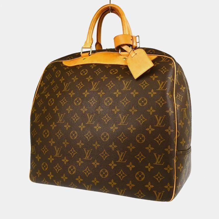 Pre Owned Louis Vuitton Brown Monogram Evasion Travel Bag