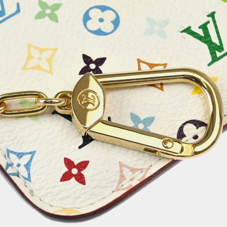 Pre Owned Louis Vuitton Pochette Cles Multicolor Monogram Canvas Wallet