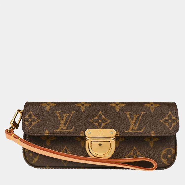 Pre Owned Louis Vuitton Pochette Lagoon Monogram Canvas Glasses Case