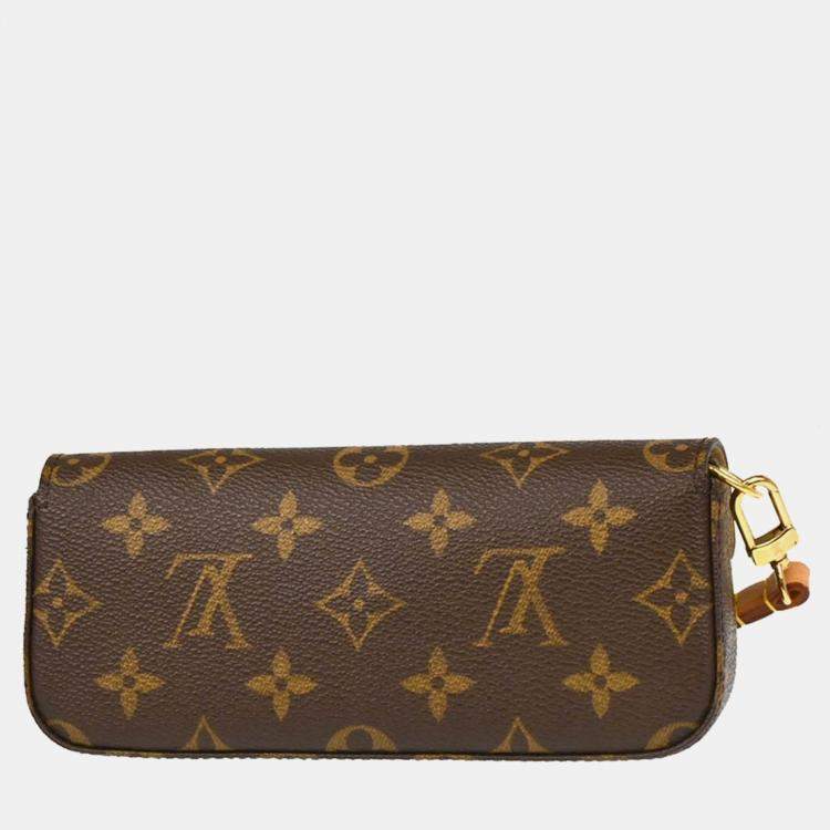 Pre Owned Louis Vuitton Pochette Lagoon Monogram Canvas Glasses Case