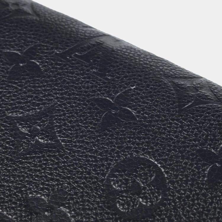 Pre Owned Louis Vuitton Felicie Pochette Navy, Red Monogram Empreinte Leather Shoulder Bag