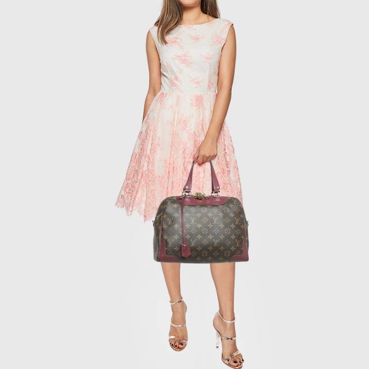 Pre Owned Louis Vuitton Aurore Monogram Canvas Retiro NM Bag