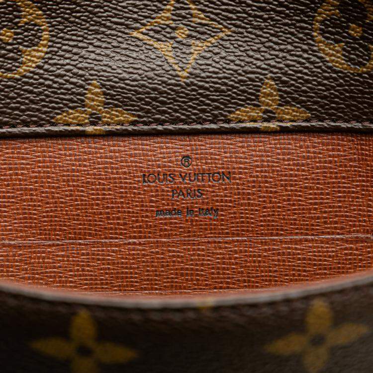 Pre Owned Louis Vuitton Brown Monogram Sofia Coppola Slim Clutch