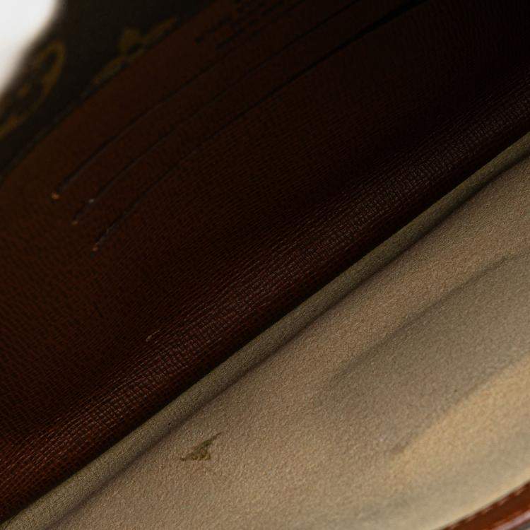 Pre Owned Louis Vuitton Brown Monogram Sofia Coppola Slim Clutch