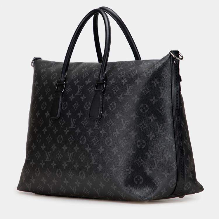 Pre Owned Louis Vuitton Black Monogram Eclipse Apollo All Day