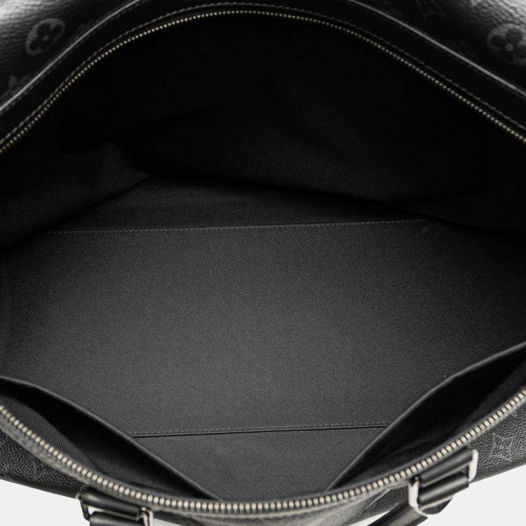 Pre Owned Louis Vuitton Black Monogram Eclipse Apollo All Day