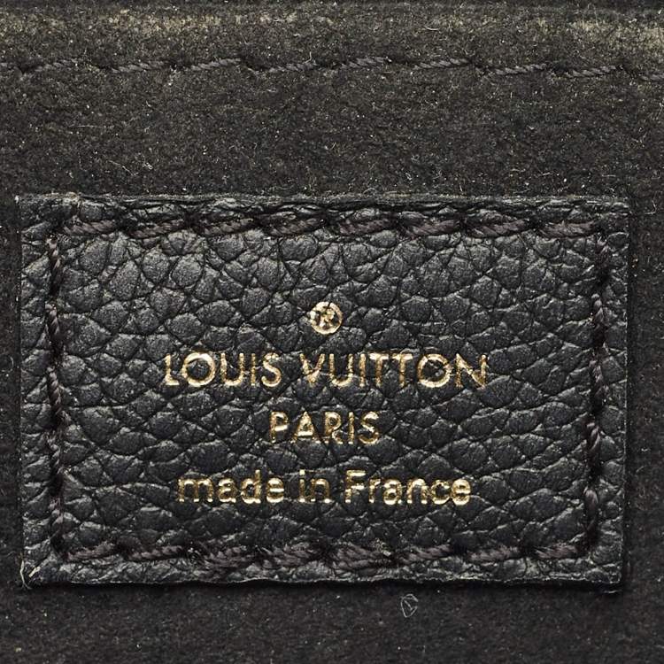 Pre Owned Louis Vuitton Monogram Giant Empreinte Leather Petit Sac Plat Bag