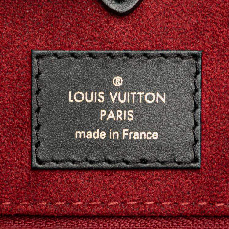 Pre Owned Louis Vuitton Black Bicolor Monogram Empreinte Giant Onthego MM
