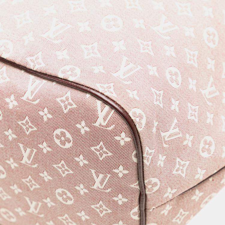 Pre Owned Louis Vuitton Pink Monogram Idylle Neverfull MM