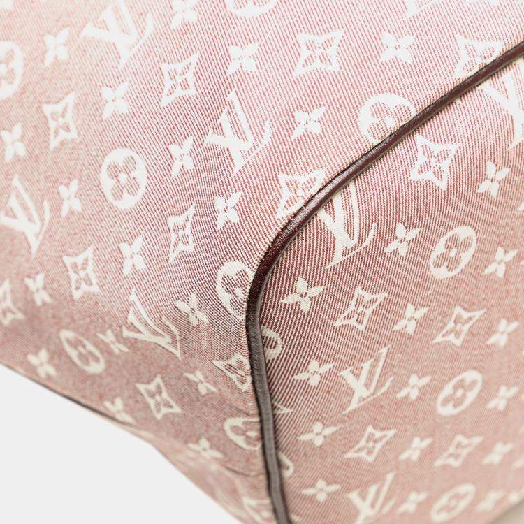 Pre Owned Louis Vuitton Pink Monogram Idylle Neverfull MM