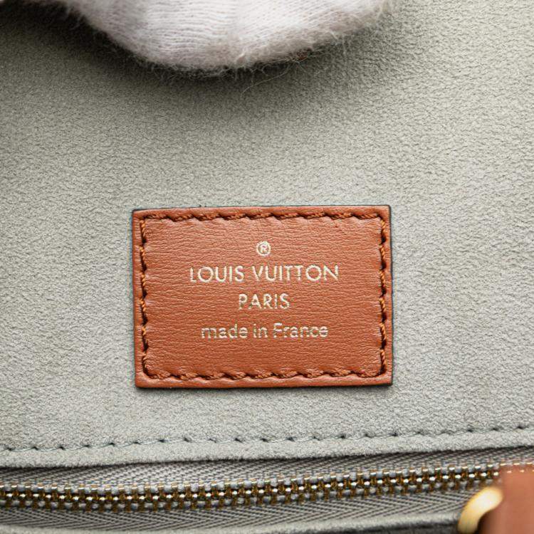 Pre Owned Louis Vuitton Silver Monogram Metallic LV Garden OnTheGo MM