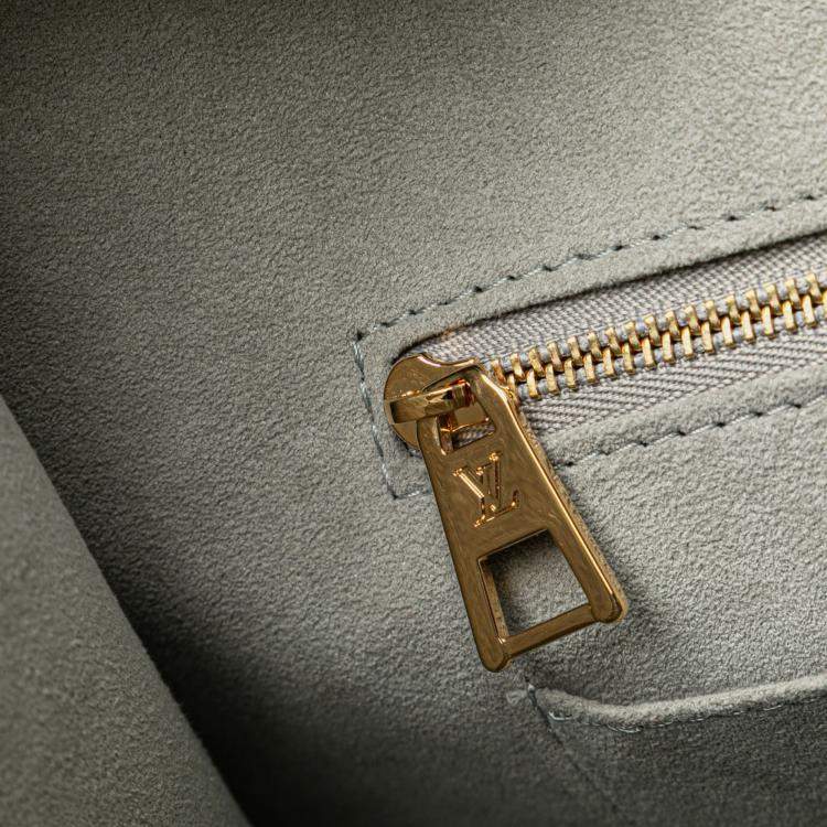 Pre Owned Louis Vuitton Silver Monogram Metallic LV Garden OnTheGo MM