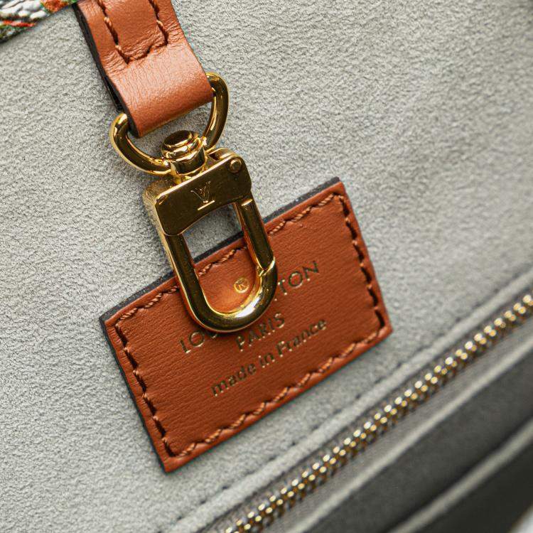 Pre Owned Louis Vuitton Silver Monogram Metallic LV Garden OnTheGo MM