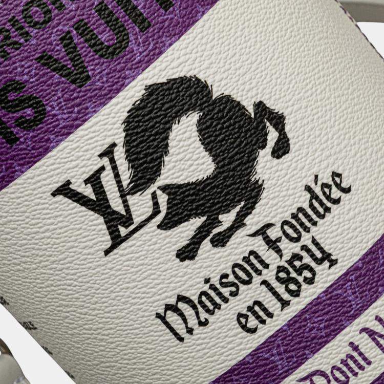 Pre Owned Louis Vuitton Purple Monogram Paint Can