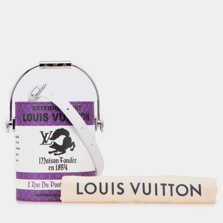 Pre Owned Louis Vuitton Purple Monogram Paint Can