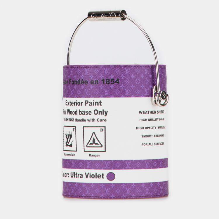 Pre Owned Louis Vuitton Purple Monogram Paint Can