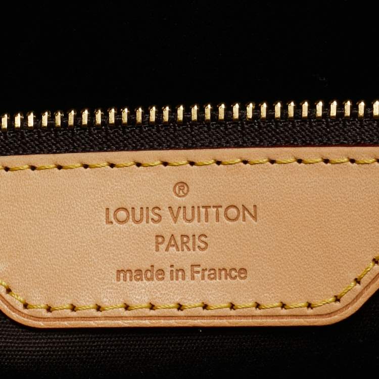 Pre Owned Louis Vuitton Amarante Monogram Vernis Brea MM Bag