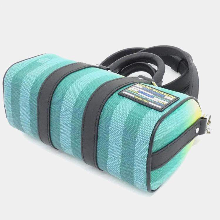 Pre Owned Louis Vuitton Day Break Keepall XS Damier Stripe Canvas Boston Bag