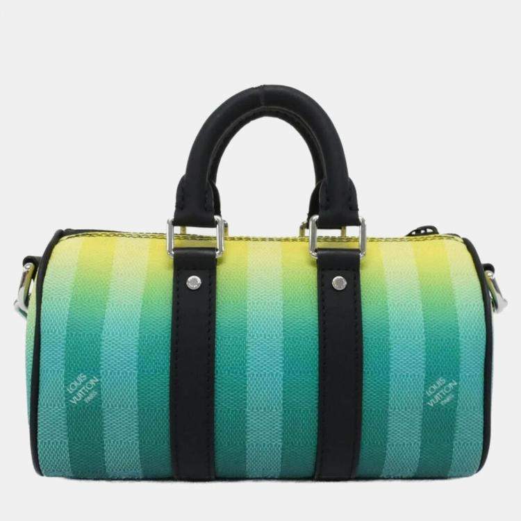 Pre Owned Louis Vuitton Day Break Keepall XS Damier Stripe Canvas Boston Bag