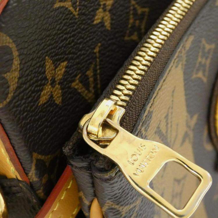 Pre Owned Louis Vuitton Trio Messenger Monogram Stripe Canvas Shoulder Bag