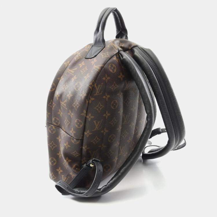 Pre Owned Louis Vuitton Palm Springs MM Brown Monogram Coated Canvas Backpack