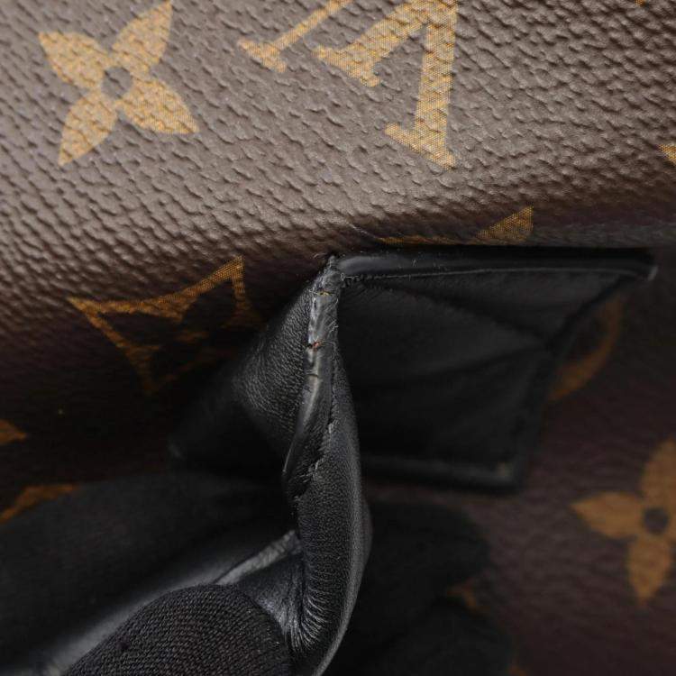 Pre Owned Louis Vuitton Palm Springs MM Brown Monogram Coated Canvas Backpack