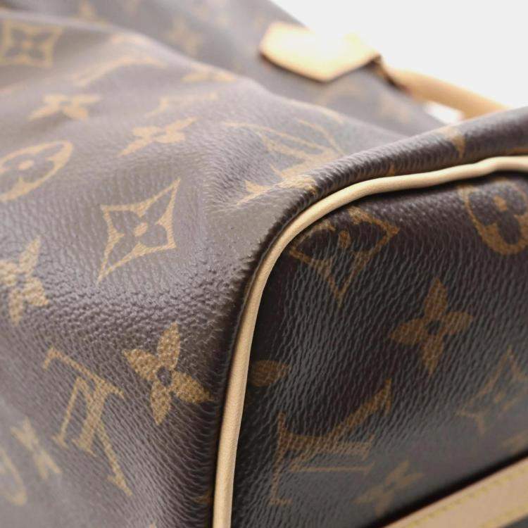 Pre Owned Louis Vuitton Speedy Bandouliere 30 Brown Monogram Coated Canvas Handbag