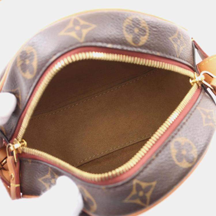 Pre Owned Louis Vuitton Boite Chapeau Souple PM Brown Monogram Coated Canvas Shoulder Bag