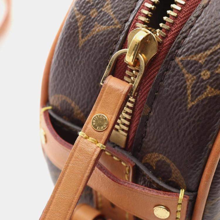 Pre Owned Louis Vuitton Boite Chapeau Souple PM Brown Monogram Coated Canvas Shoulder Bag