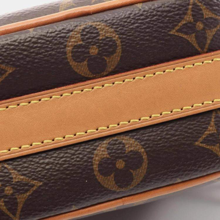 Pre Owned Louis Vuitton Boite Chapeau Souple PM Brown Monogram Coated Canvas Shoulder Bag