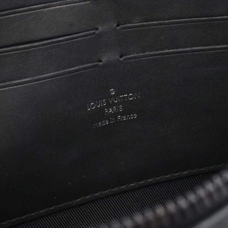 Pre Owned Louis Vuitton Soft Trunk Black Monogram Taurillon Leather Shoulder Bag