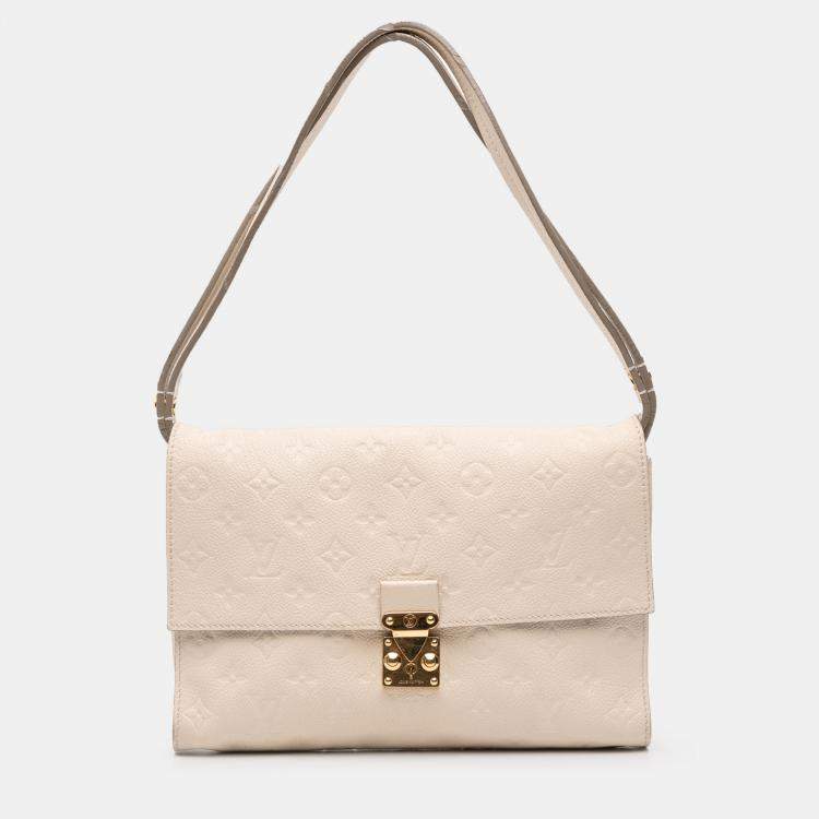 Pre Owned Louis Vuitton White Monogram Empreinte Fascinante