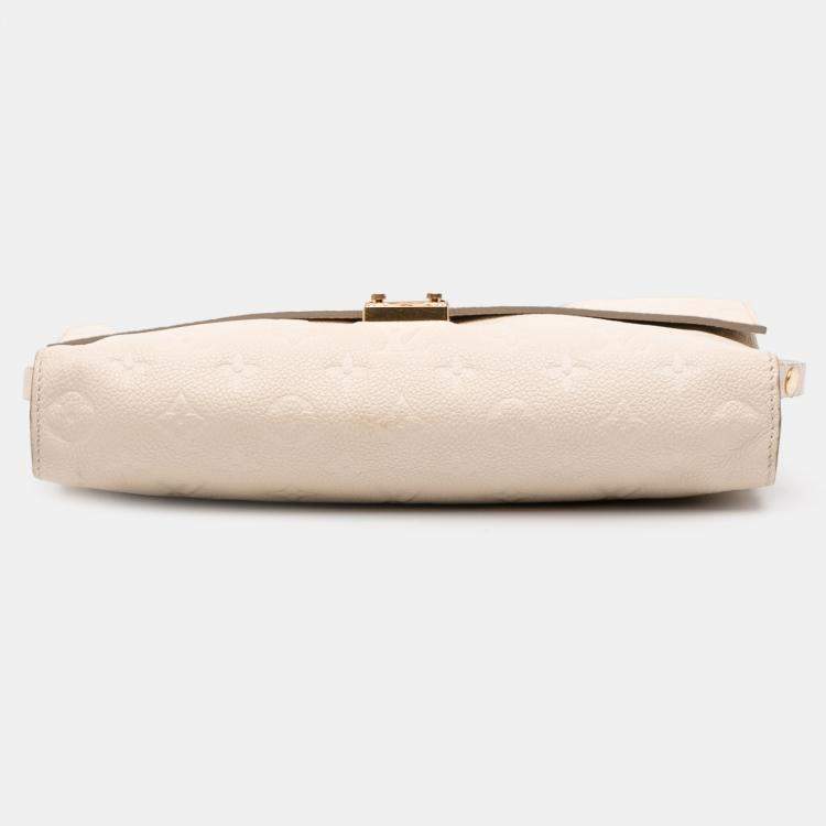 Pre Owned Louis Vuitton White Monogram Empreinte Fascinante