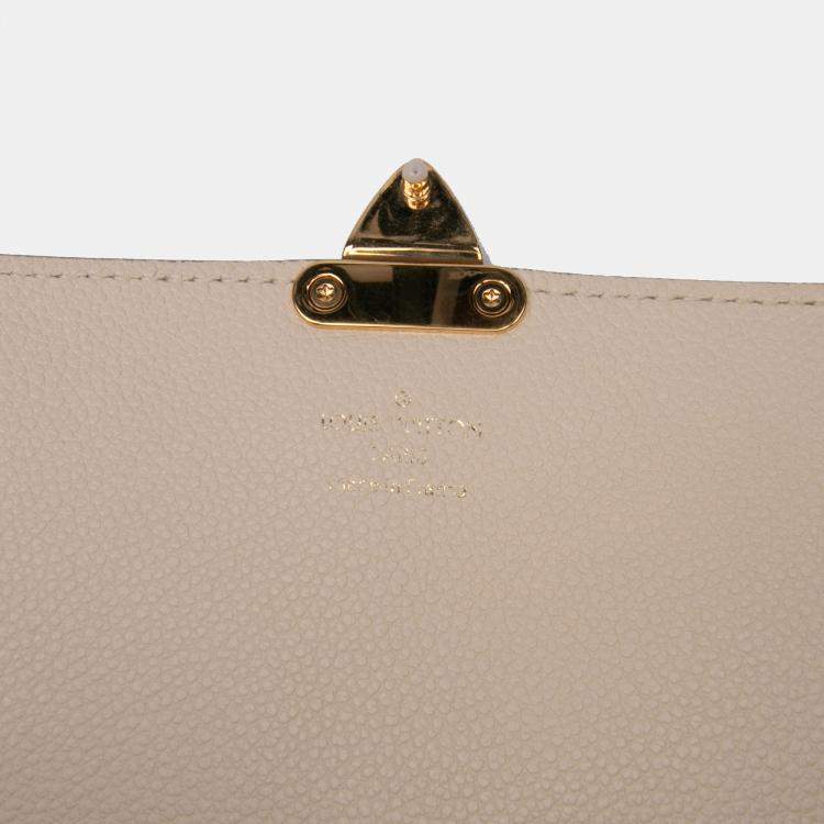 Pre Owned Louis Vuitton White Monogram Empreinte Fascinante