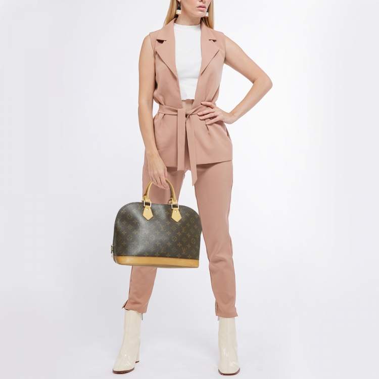 Pre Owned Louis Vuitton Monogram Canvas Alma PM Bag